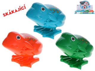 Obrázek z Žabka 8cm po natažení skákající 3dr (12) 